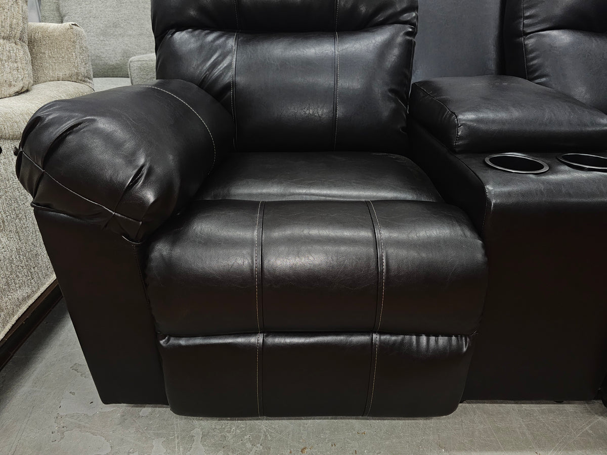 73" Reclining Loveseat Sofa With Centre Console Storage New Comfortabl