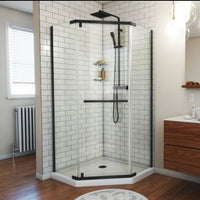 Dreamline Prism 36" x 74.75" Shower Stall Enclosure Kit With White Base Brand New In Box Reversible