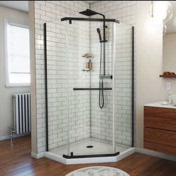 Dreamline Prism 36" x 74.75" Shower Stall Enclosure Kit With White Base Brand New In Box Reversible
