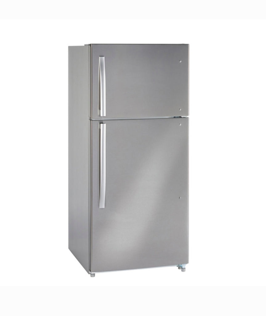 Appliance 30" 18 Cubic Feet Top Freezer Refrigerator Combo New Fridge Stainless Steel Reversible Ample Storage