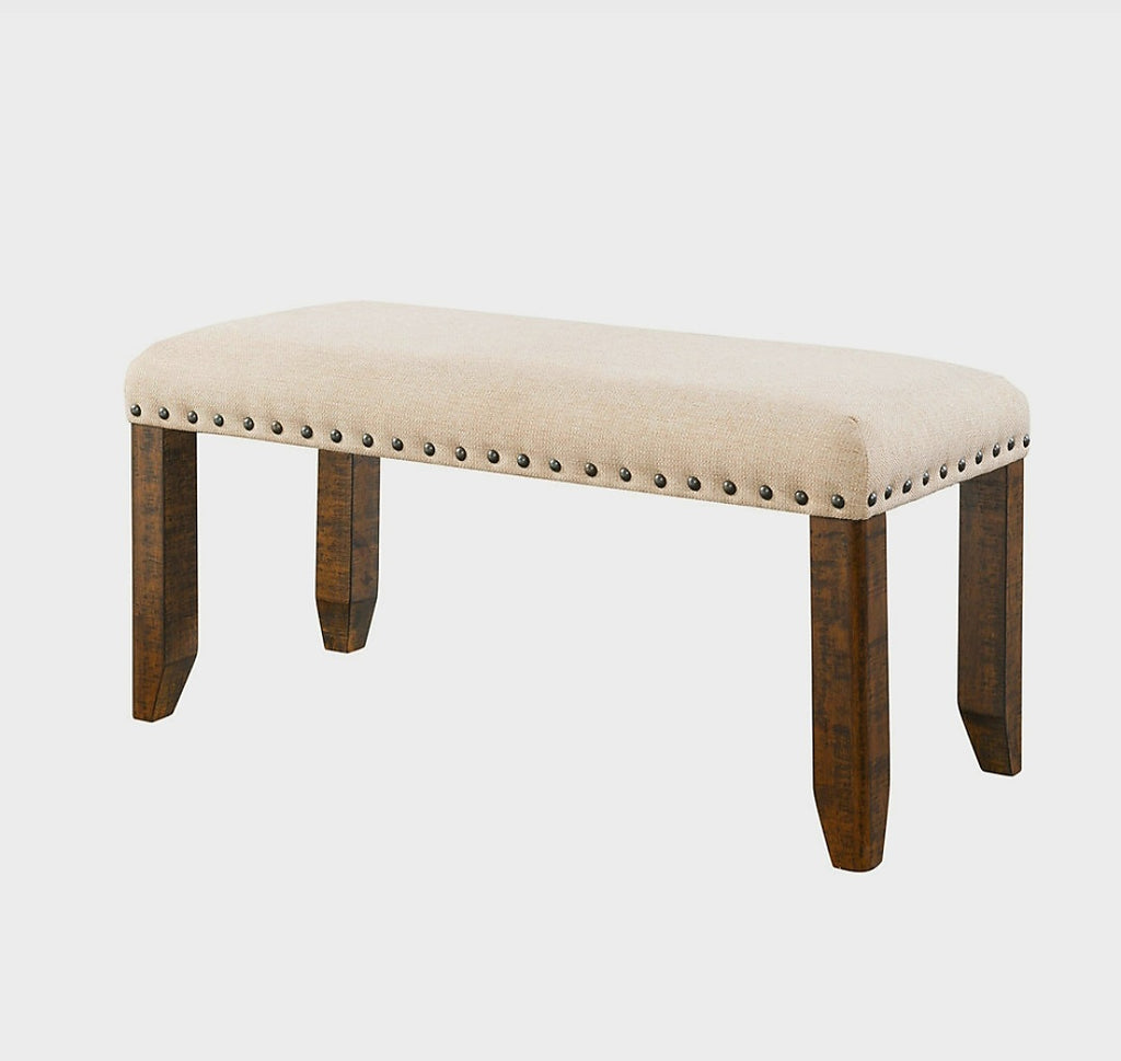 40" Dining / Entryway Bench Nailhead Trim Wooden Construction Quality New Fully Assembled Seat
