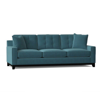 93" Square Arm Sofa Bed Couch With Reversible Cushions New With Pillows Queen Sleeper With Mattress Hidabed