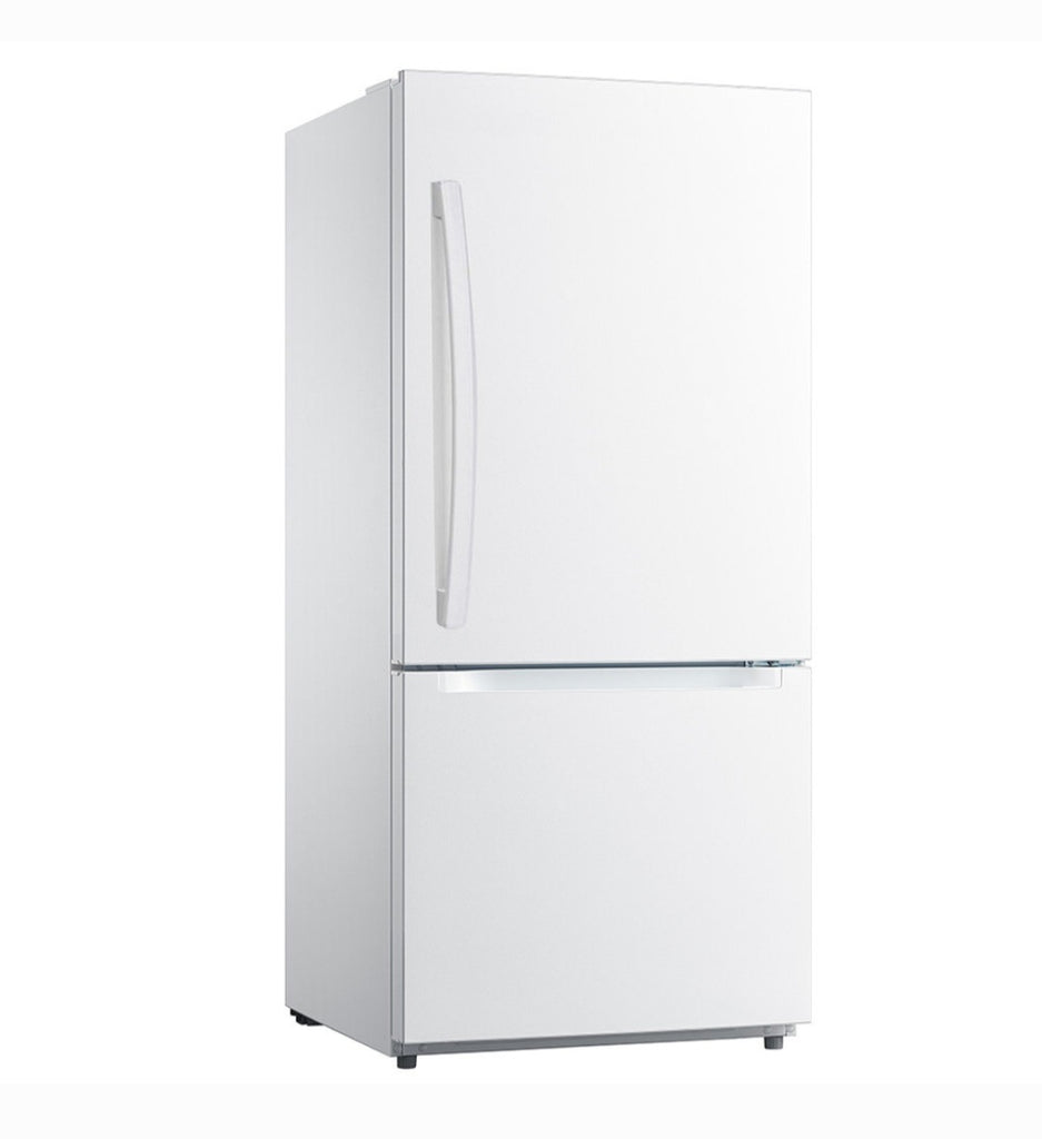 Moffat 30" 18.6 Cubic Feet Energy Star Bottom Freezer Refrigerator Combo New In Box White Finish