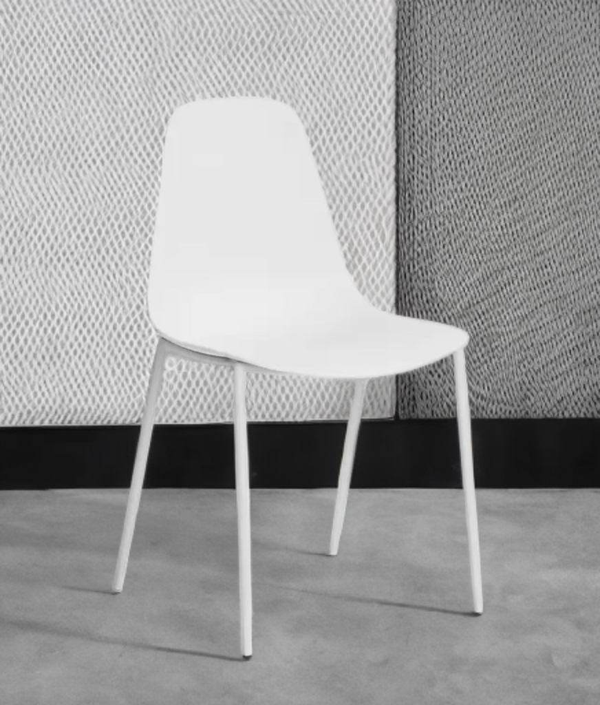 Pure White Dining Chair Set Of 2 New Easy Clean Designer Quaity Comfortable Indoor or Outdoor Patio