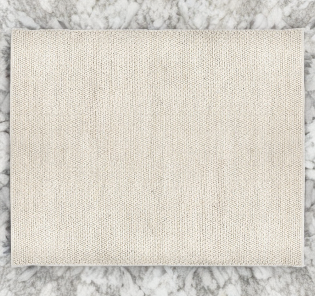 8' x 10' Ivory Wool Accent Area Rug Carpet Comfortable Contemporary New Braided Design