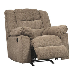 40" Brand New Assembled Recliner Rocker Chair Quality Comfortable Manual Recline Plush W/ Metal Frame