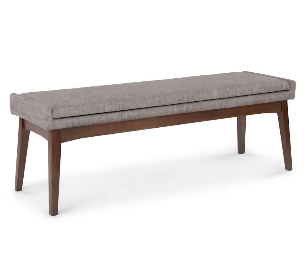 Mid Century Modern Upholstered 56" Dining / Entryway Bench Wooden Construction Quality New Seat