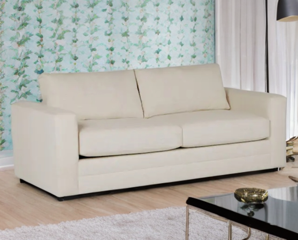 84" Modern Sofa Bed Couch Reversible Cushions and Pillows New Queen Sleeper With Mattress Hidabed