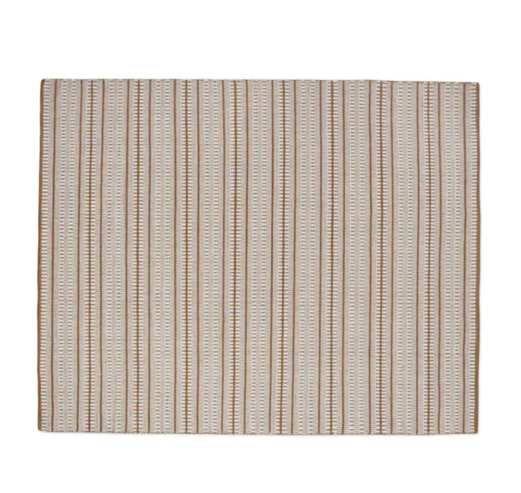 8' x 10' Cumin Accent Area Rug Carpet Hand Woven Wool / Cotton Blend Contemporary Design Home Decor New