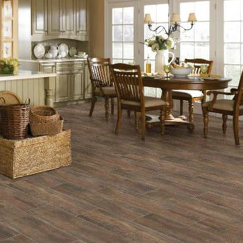 Premium Ceramic Wood Grain Look Wall / Floor Tiles Brown In Color 8" x 36" New Durable 105 Tiles = Covers 203.44 Sq Feet