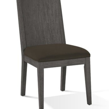 Set Of 2 Grey Plush Quality Velvet Dining Chairs Solid Oak Wire Brushed Finish Brand New In Box