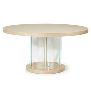 Michael Amini Modern Contemporary 60" Round Dining Table New Designer Quality Home Furniture